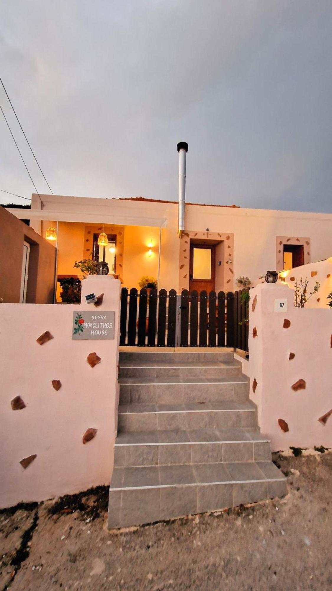 Вілла Seva Monolithos House Екстер'єр фото